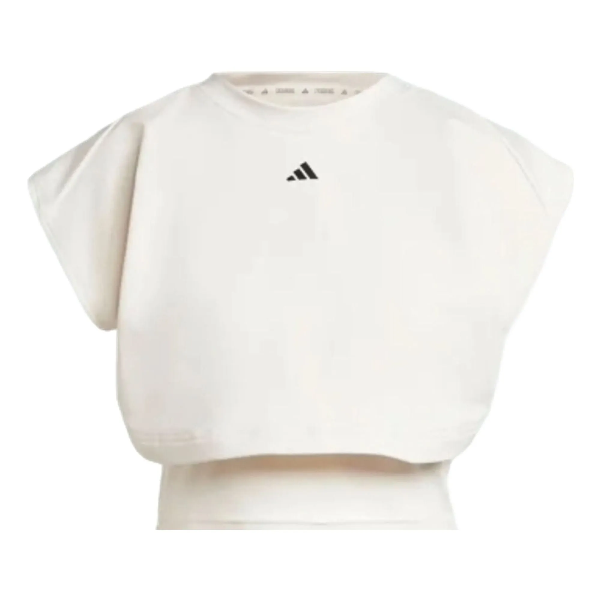 (WMNS) adidas Power Boxy French Terry 3-Stripes Tank Top 'White' IW3188 sold by KicksCrew