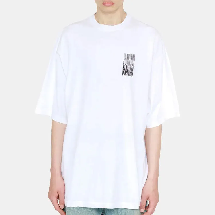 Balenciaga Barcode T-Shirt 'White' 661715TKVE59040 sold by KicksCrew product image thumbnail 2
