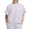 (WMNS) adidas Lounge T-Shirt Asia Sizing 'Purple' IM8867 sold by KicksCrew