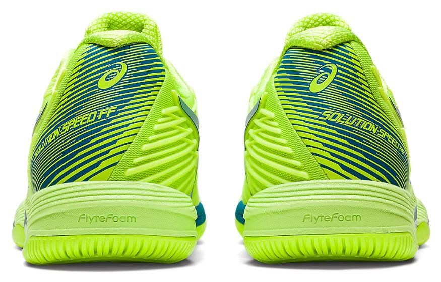 (WMNS) ASICS Solution Speed FF 2 'Hazard Green' 1042A136-300 sold by KicksCrew product image thumbnail 6