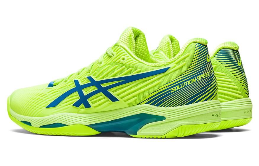 (WMNS) ASICS Solution Speed FF 2 'Hazard Green' 1042A136-300 sold by KicksCrew product image thumbnail 4