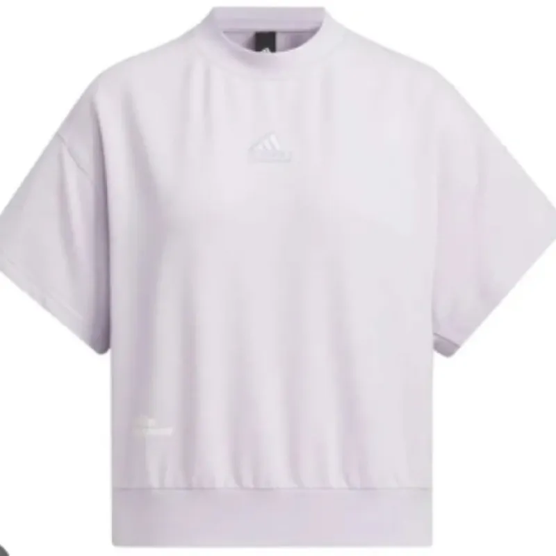 (WMNS) adidas Lounge T-Shirt Asia Sizing 'Purple' IM8867 sold by KicksCrew