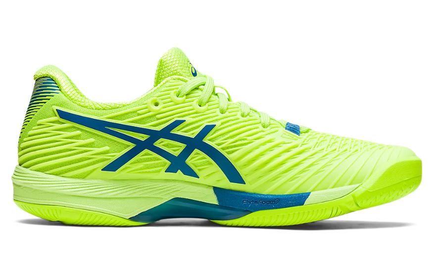 (WMNS) ASICS Solution Speed FF 2 'Hazard Green' 1042A136-300 sold by KicksCrew product image thumbnail 2