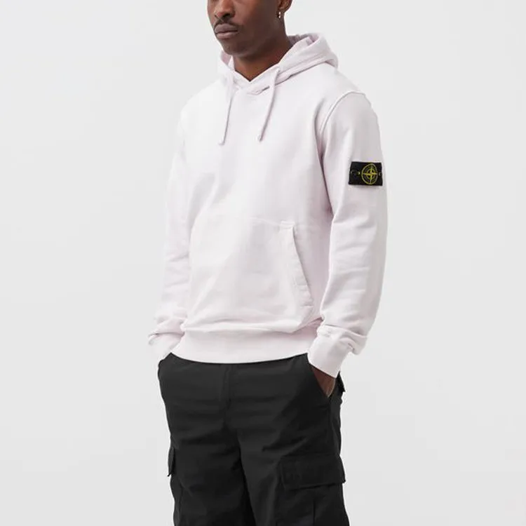 STONE ISLAND Logo Patch Hoodie 'Light Pink' 761564151-V0080 sold by KicksCrew product image thumbnail 3