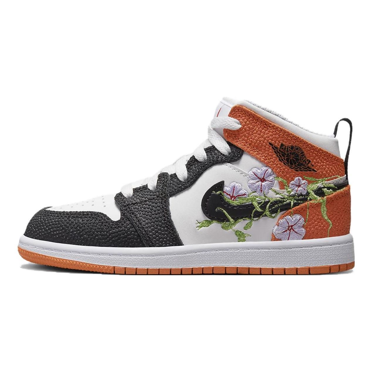 (PS) Air Jordan 1 Mid 'Floral' DQ8393-100 sold by KicksCrew
