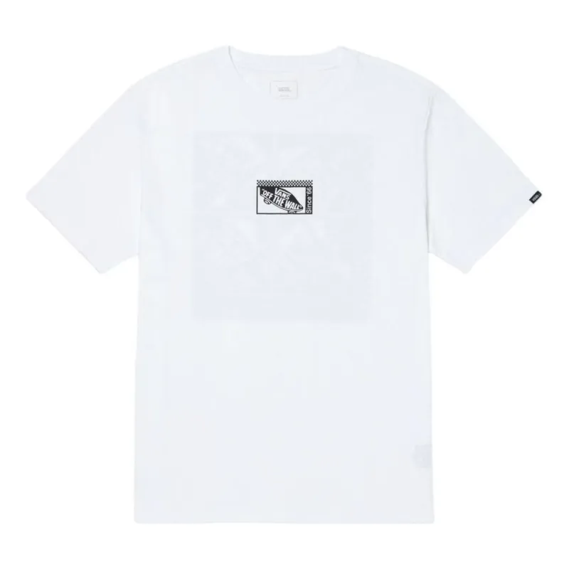 Vans Overstimulated Skate Graphic T-Shirt 'White Black' VN000GQJWHT sold by KicksCrew