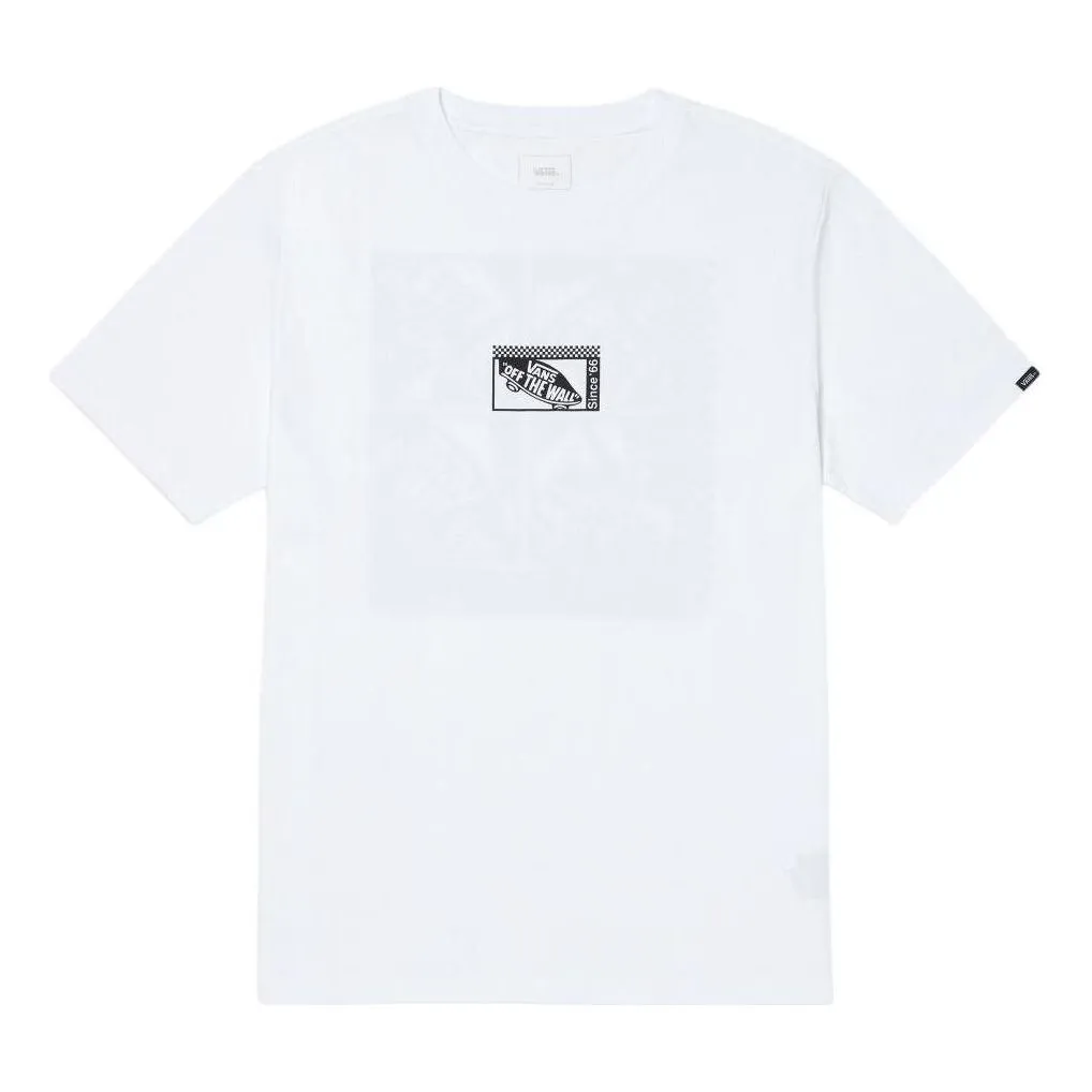 Vans Overstimulated Skate Graphic T-Shirt 'White Black' VN000GQJWHT sold by KicksCrew