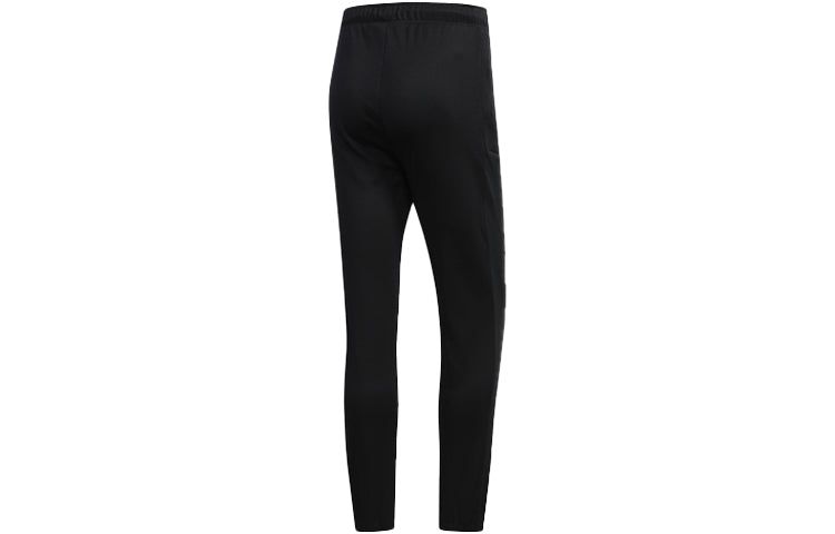 adidas neo Lacing Elastic Waistband Solid Color Athleisure Casual Sports Pants Black EI4651 sold by KicksCrew product image thumbnail 2