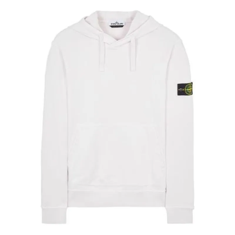 STONE ISLAND Logo Patch Hoodie 'Light Pink' 761564151-V0080 sold by KicksCrew