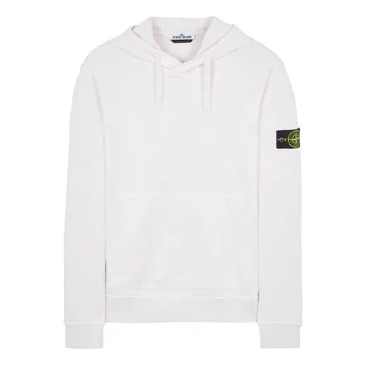 STONE ISLAND Logo Patch Hoodie 'Light Pink' 761564151-V0080 sold by KicksCrew
