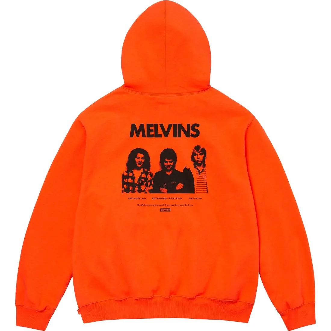 Supreme x Melvins Hooded Sweatshirt 'Orange Black' SUP-SS24-218 sold by KicksCrew product image thumbnail 2