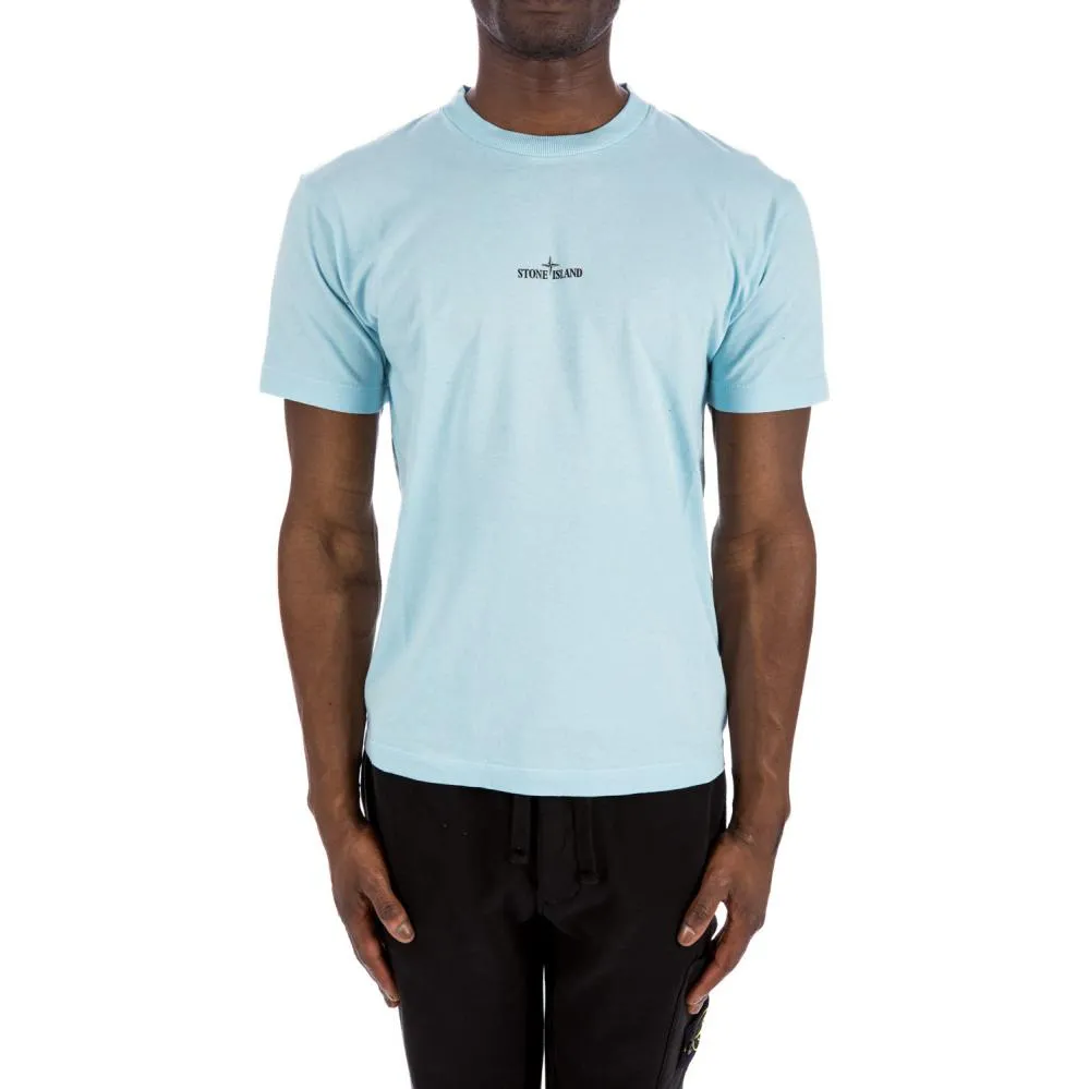STONE ISLAND Plain Logo T-Shirt 'Light Blue' 79152NS82-V0041 sold by KicksCrew product image thumbnail 3