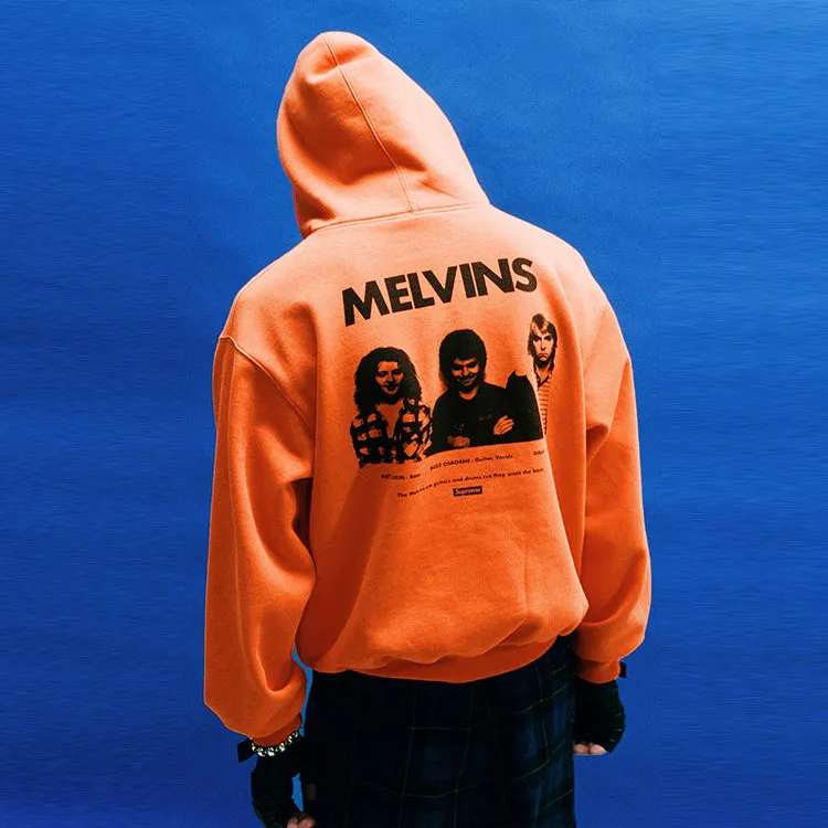 Supreme x Melvins Hooded Sweatshirt 'Orange Black' SUP-SS24-218 sold by KicksCrew product image thumbnail 3