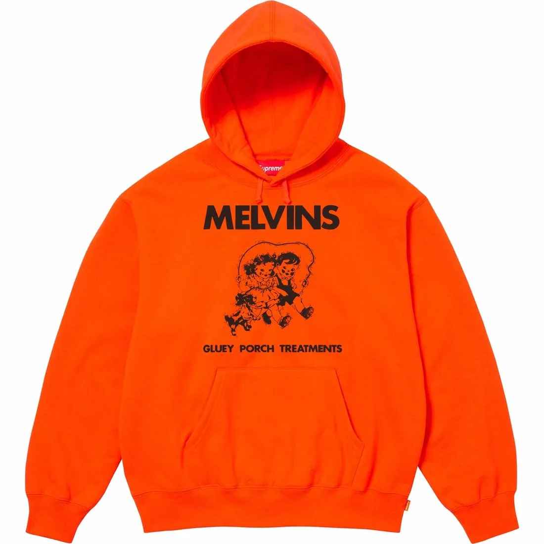 Supreme x Melvins Hooded Sweatshirt 'Orange Black' SUP-SS24-218 sold by KicksCrew