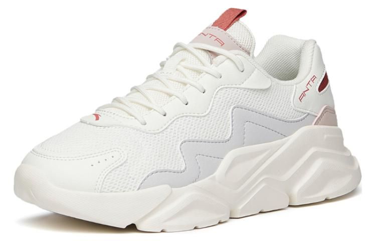 (WMNS) ANTA Life Series Casual Sport Sneakers 'White Grey Red' 922048820-8 sold by KicksCrew product image thumbnail 2