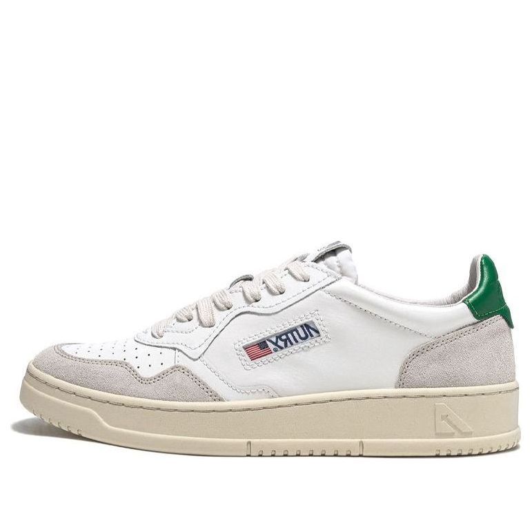 (WMNS) Autry Medalist Low 'White Suede Green' AULW-LS23 sold by KicksCrew