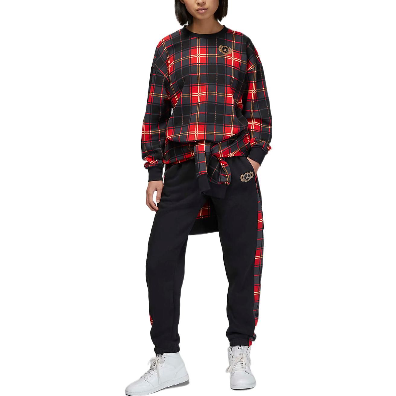 (WMNS) Air Jordan Brooklyn Fleece Crew 'Red' DV1997-612 sold by KicksCrew product image thumbnail 3