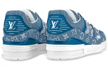 LOUIS VUITTON Trainer Sneakers 'Denim Monogram' 1A7S54 sold by KicksCrew