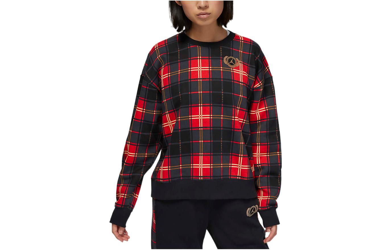 (WMNS) Air Jordan Brooklyn Fleece Crew 'Red' DV1997-612 sold by KicksCrew product image thumbnail 2