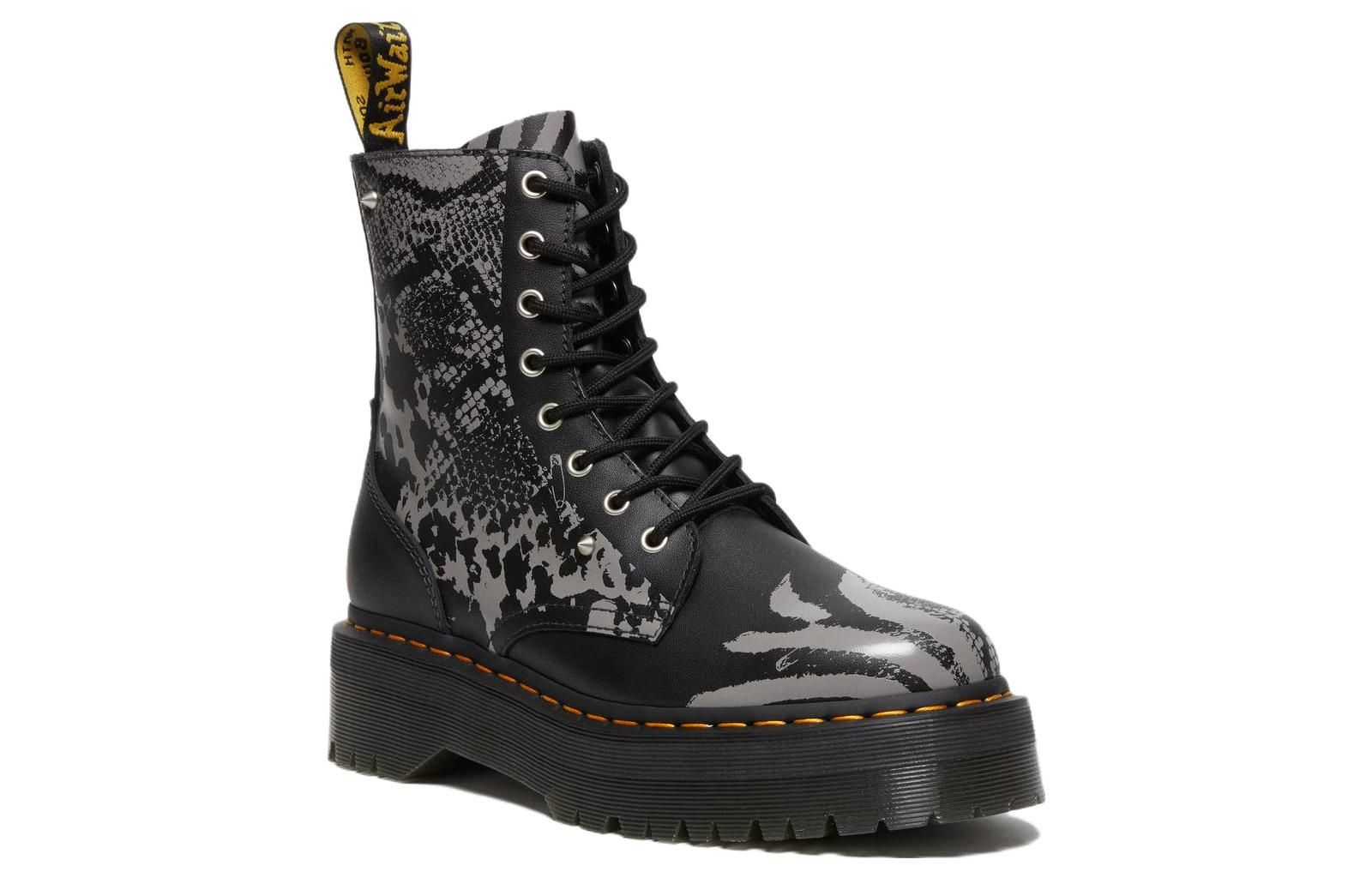 Dr.Martens Jadon Boot Animal Clash Leather Platforms 'Black' 27669001 sold by KicksCrew product image thumbnail 2