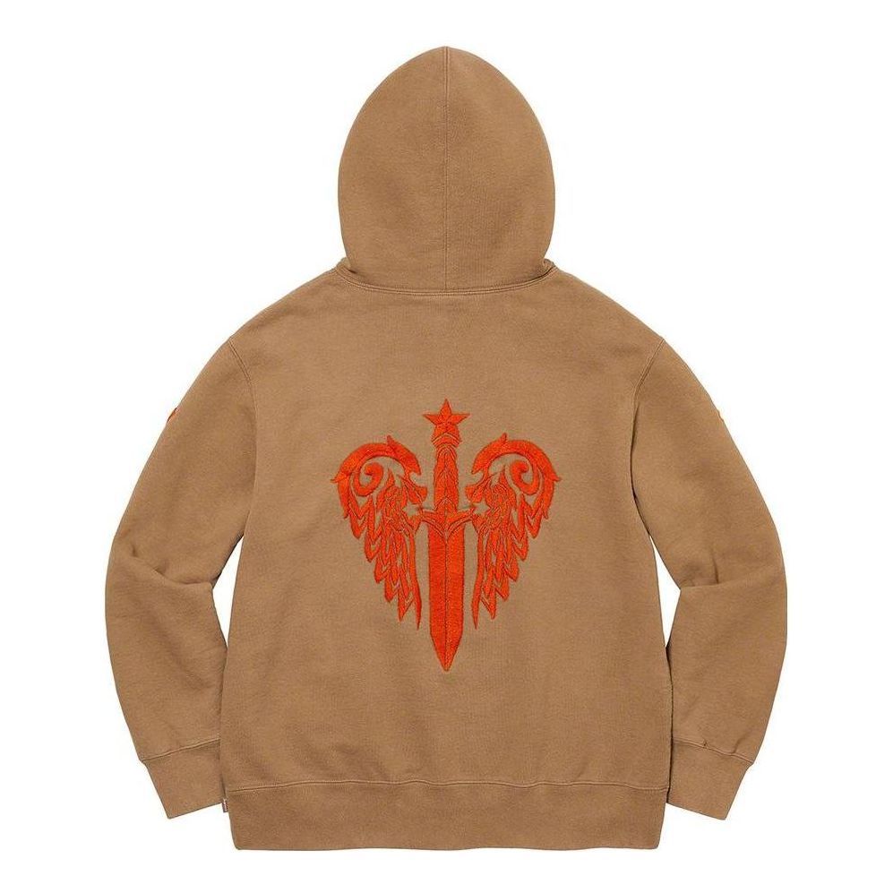Supreme x The Great China Wall Sword Hooded Sweatshirt 'Brown Red Yellow' SUP-FW22-794 sold by KicksCrew product image thumbnail 2
