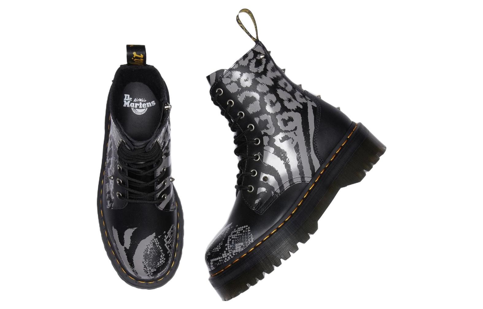 Dr.Martens Jadon Boot Animal Clash Leather Platforms 'Black' 27669001 sold by KicksCrew product image thumbnail 4