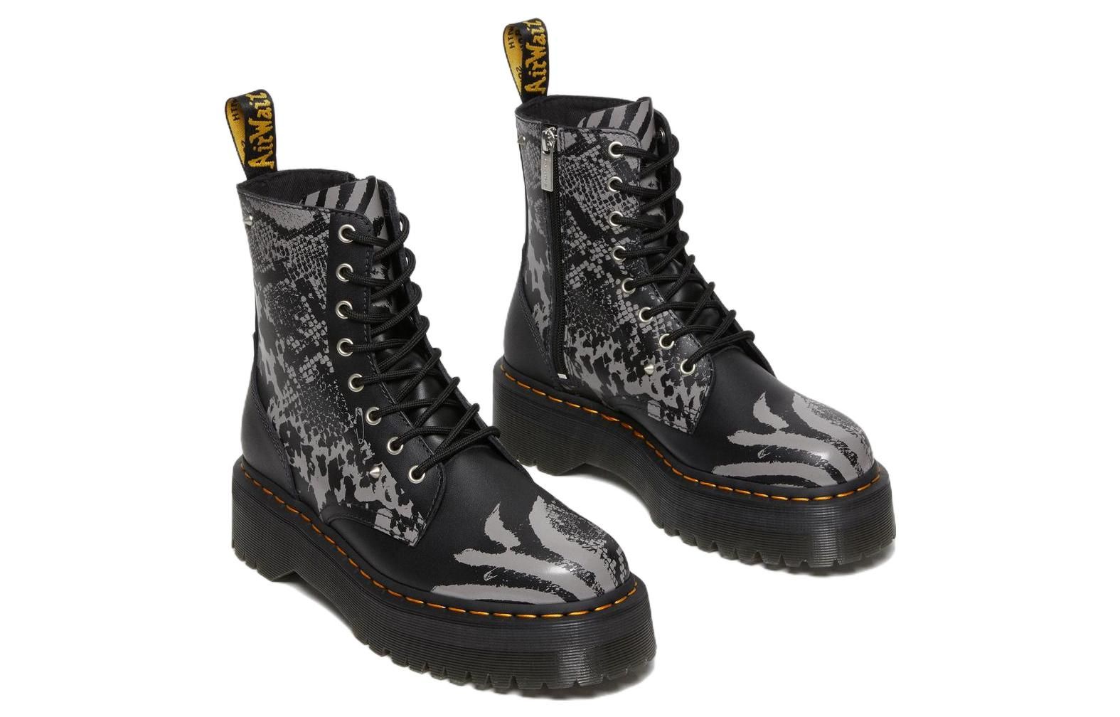 Dr.Martens Jadon Boot Animal Clash Leather Platforms 'Black' 27669001 sold by KicksCrew product image thumbnail 3