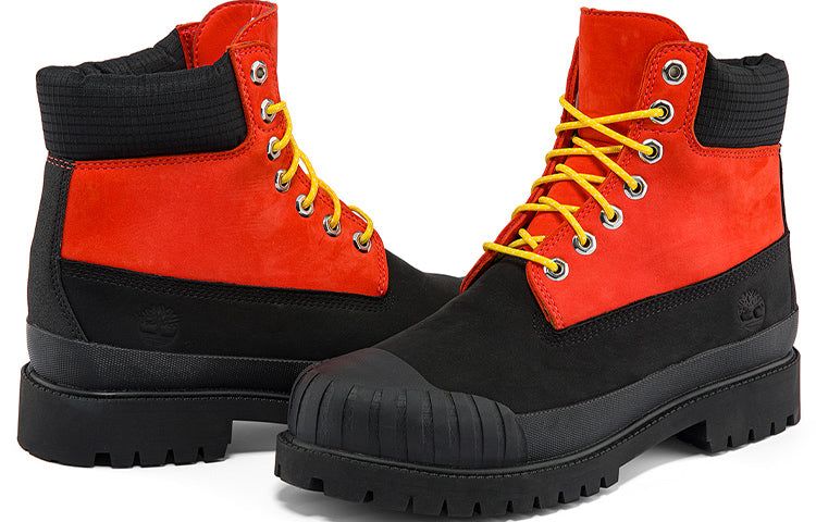 Timberland Premium 6 Inch Waterproof Boot 'Medium Orange Nubuck with Black' A2KECW sold by KicksCrew product image thumbnail 5