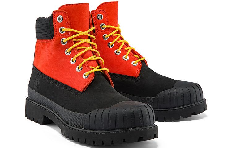 Timberland Premium 6 Inch Waterproof Boot 'Medium Orange Nubuck with Black' A2KECW sold by KicksCrew product image thumbnail 4