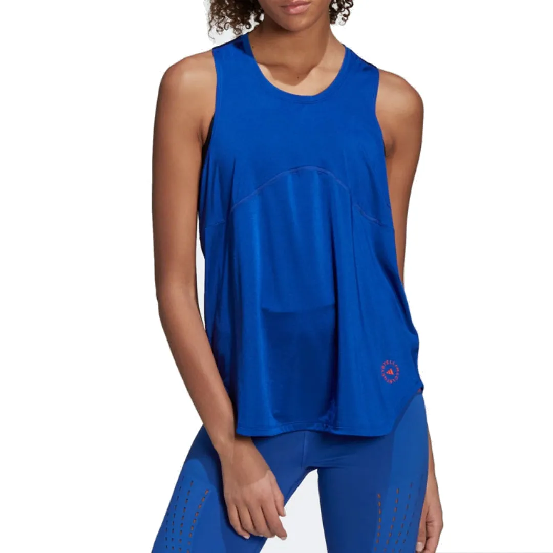 (WMNS) adidas Stella McCartney True Strenght Yoga Tank Top 'Blue' HB6064 sold by KicksCrew product image thumbnail 2