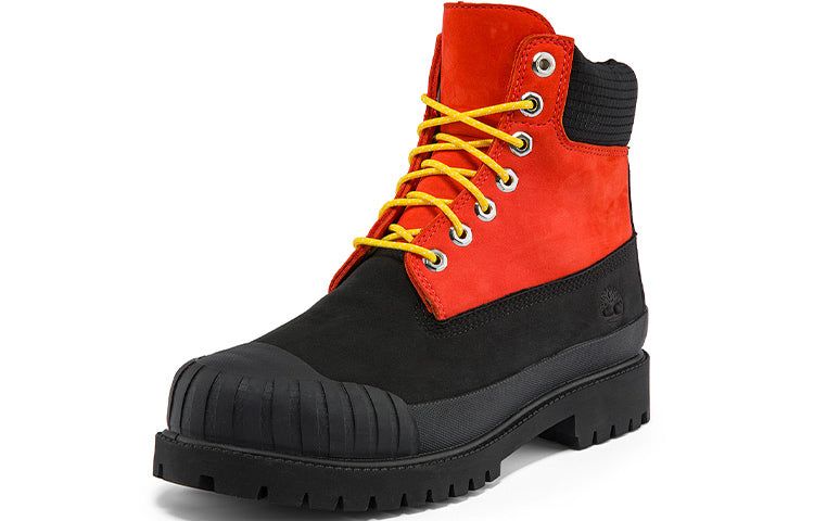Timberland Premium 6 Inch Waterproof Boot 'Medium Orange Nubuck with Black' A2KECW sold by KicksCrew product image thumbnail 3