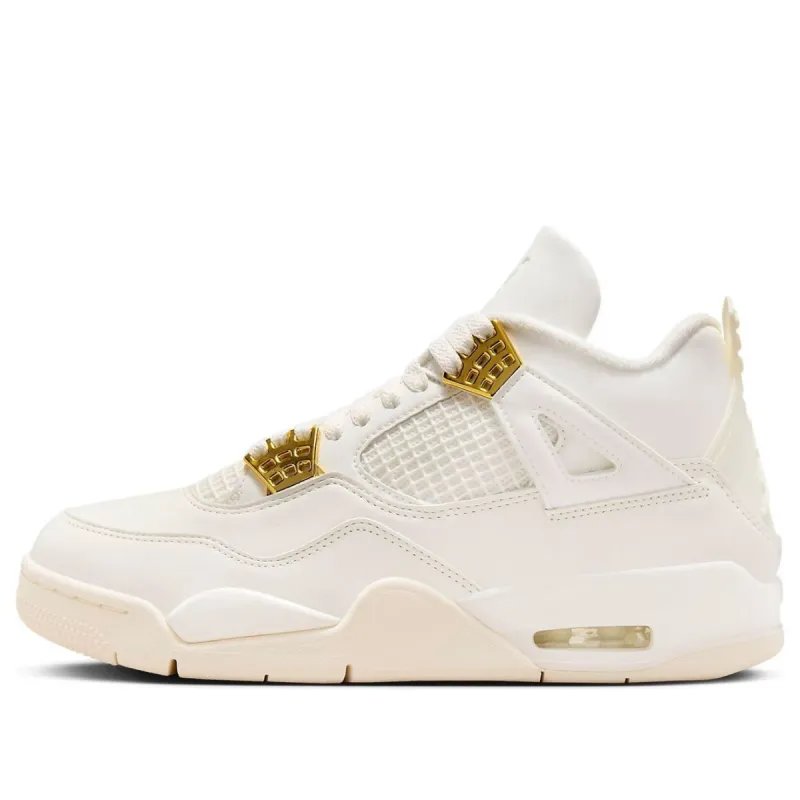 (WMNS) Air Jordan 4 Retro 'Metallic Gold' AQ9129-170 sold by KicksCrew