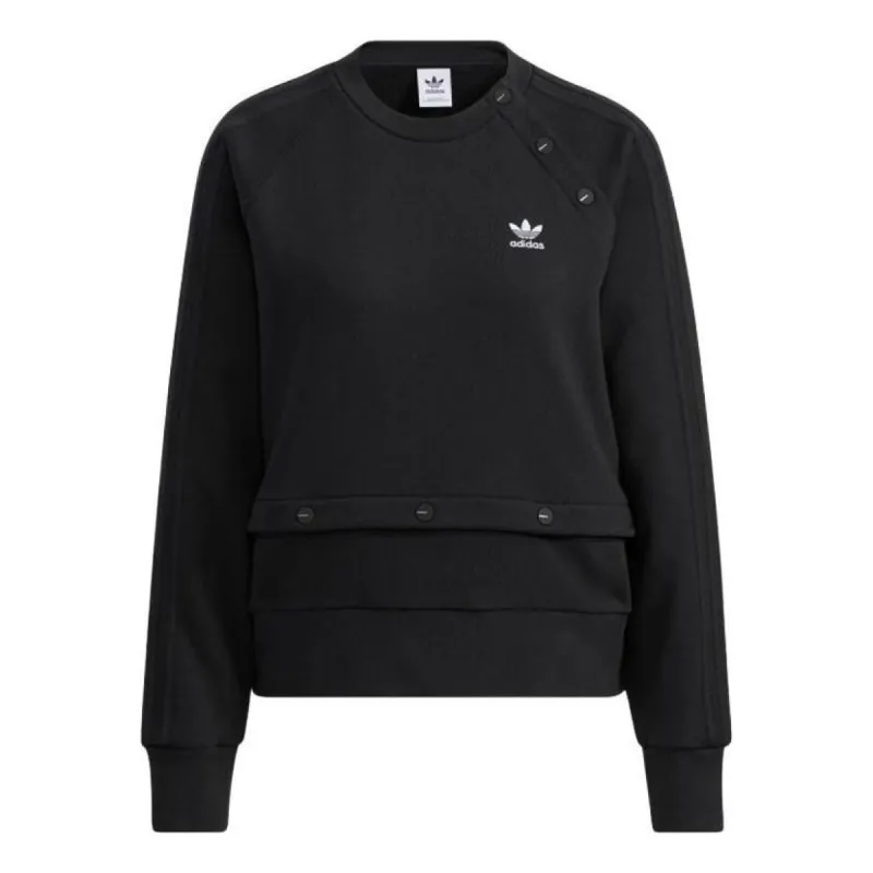 (WMNS) Adidas Originals AO Crew Sweatshirt 'Black' HH9457 sold by KicksCrew