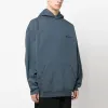 Balenciaga BB Medium Fit Hoodie 'Blue Black' 570811TNVG84183 sold by KicksCrew