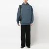 Balenciaga BB Medium Fit Hoodie 'Blue Black' 570811TNVG84183 sold by KicksCrew