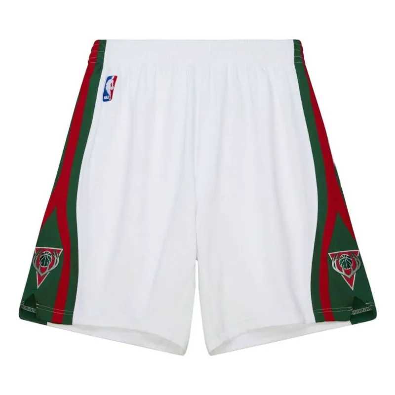 Mitchell & Ness x NBA 2013-14 Shorts 'Milwaukee Bucks' ASHR5684-MBU13PPPBUGN sold by KicksCrew
