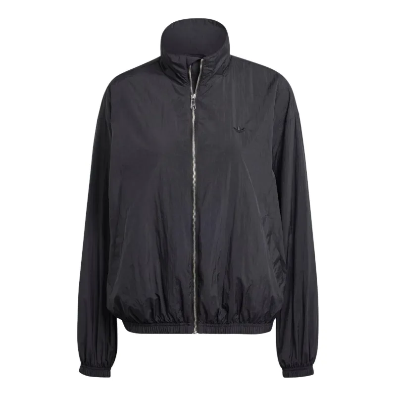 (WMNS) adidas originals Premium Essentials Nylon Windbreaker 'Black' IT6726 sold by KicksCrew