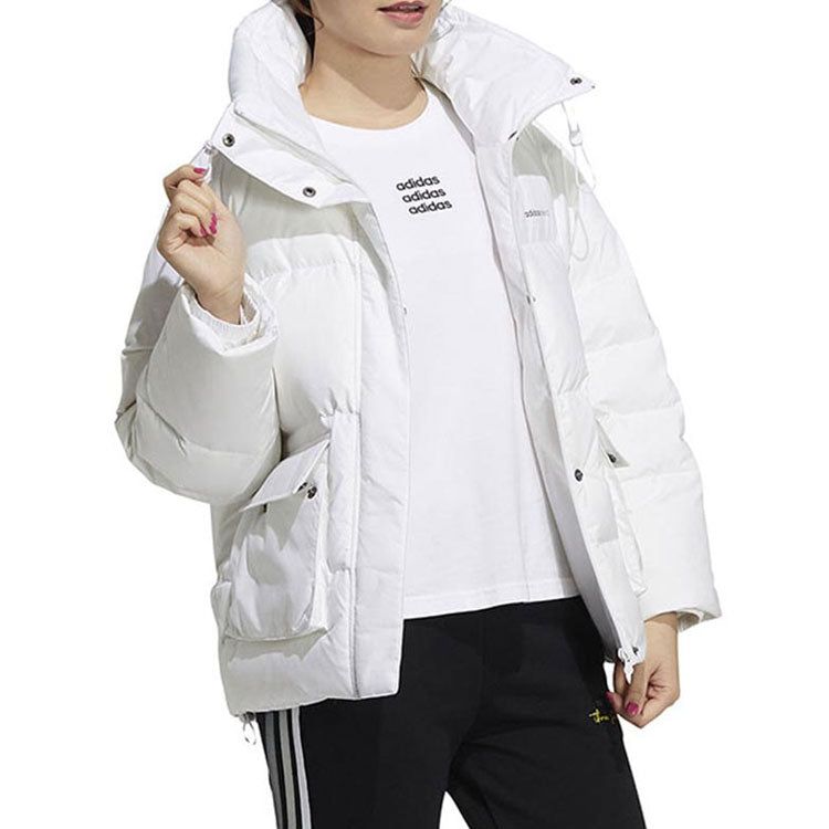 (WMNS) Adidas Neo DEC Down Jackets 'White' H18617 sold by KicksCrew product image thumbnail 3