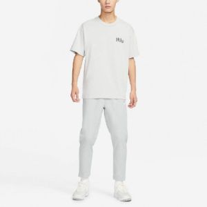 Nike Club Woven Tapered Leg Pants 'Light Smoke Gray White' DX0625-077 sold by KicksCrew