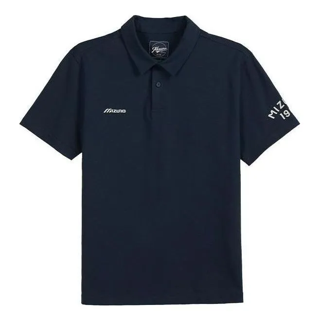 Mizuno Heritage Polo Shirt 'Black' D2CA31H4 sold by KicksCrew