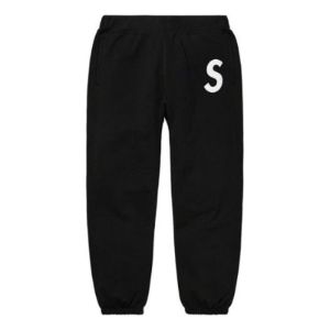 Supreme S Logo Sweatpants 'Black White' SUP-SS20-058 sold by KicksCrew