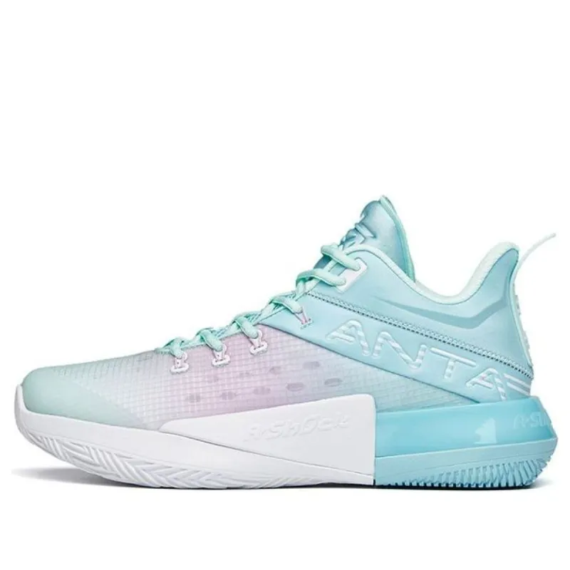 ANTA Shock The Game 4.0 Basketball Shoes 'Light Blue' 112141633S-1 sold by KicksCrew