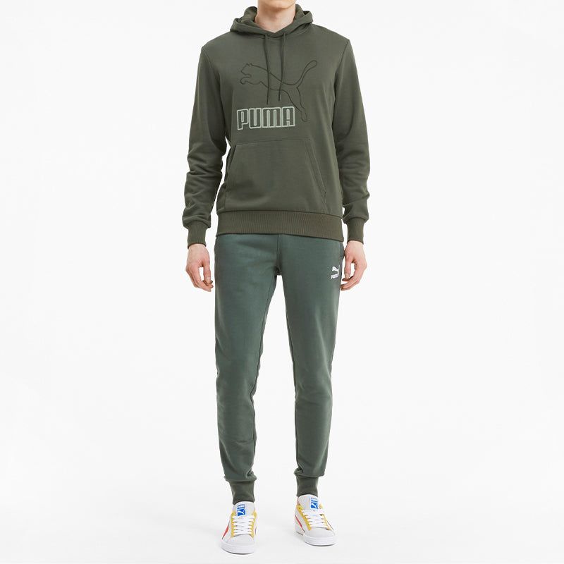 PUMA Classics Essentials Big Logo Hoodie 'Green' 599300-64 sold by KicksCrew product image thumbnail 3