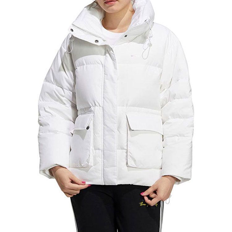 (WMNS) Adidas Neo DEC Down Jackets 'White' H18617 sold by KicksCrew product image thumbnail 5