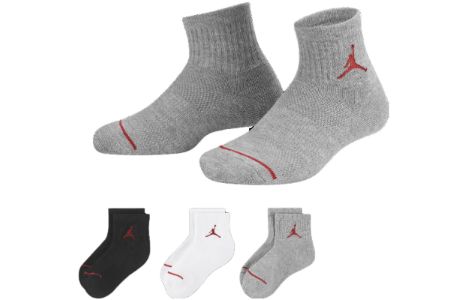 (GS) Air Jordan Comfortable Sports Socks (3 pairs) 'Multi-Color' HA5109-063 sold by KicksCrew