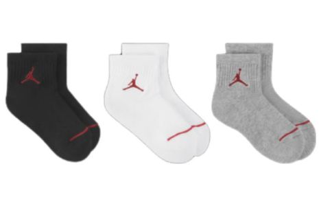 (GS) Air Jordan Comfortable Sports Socks (3 pairs) 'Multi-Color' HA5109-063 sold by KicksCrew