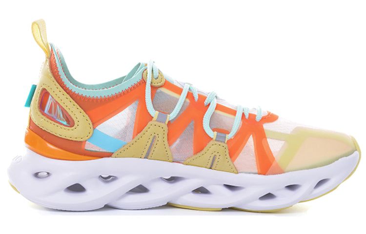 (WMNS) Li-Ning Arc 'White Orange Blue' ARHQ052-5 sold by KicksCrew product image thumbnail 2