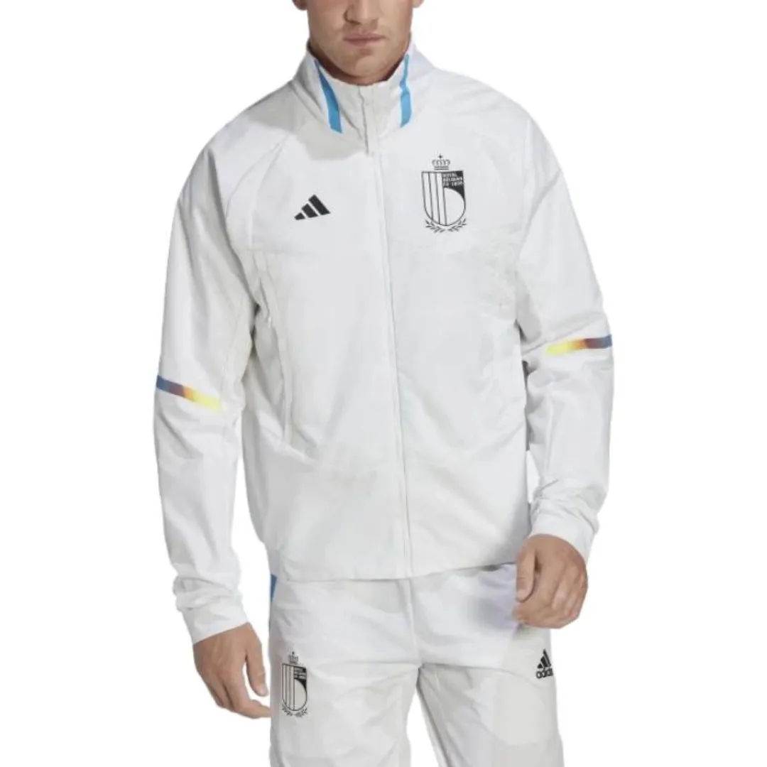 adidas Belgium Game Day Anthem Jacket 'White' IC1567 sold by KicksCrew product image thumbnail 3