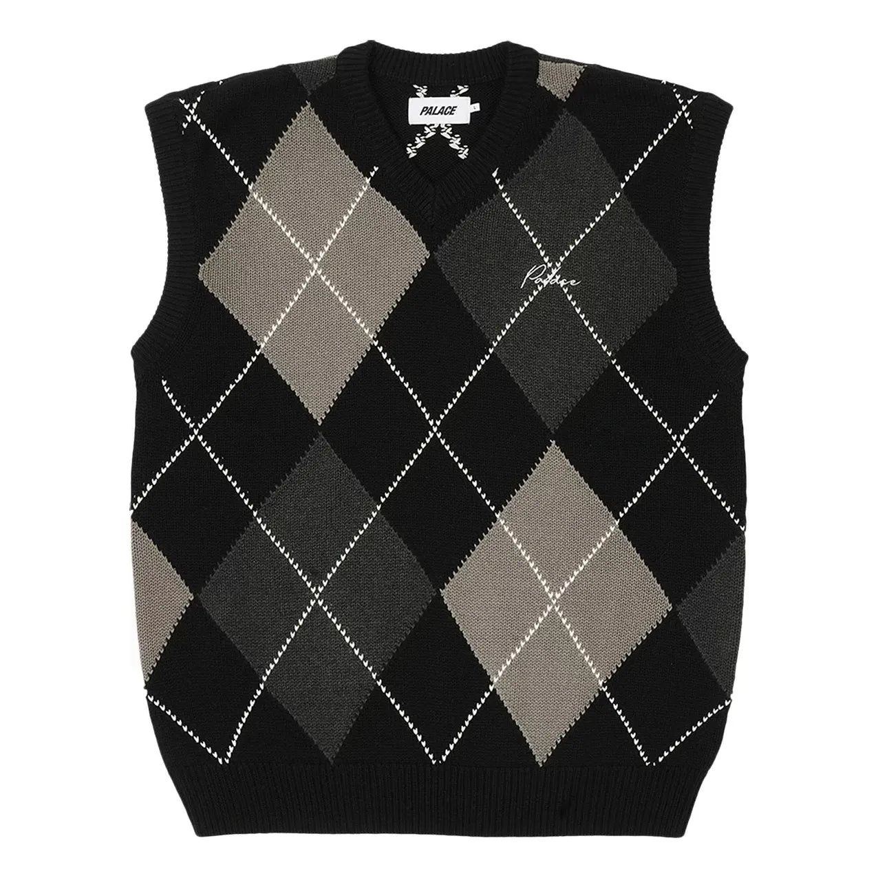 トップス Palace skateboards argyle knit vest Palace skateboards argyle knit vest