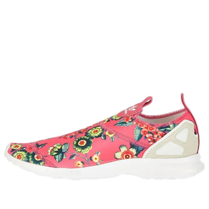 (WMNS) adidas originals ZX Flux Smooth Slip On 'Pink White' S78960 sold by KicksCrew